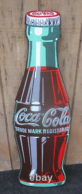 Coca-Cola Ande Rooney Metal Coke Bottle 43 almost 4ft. TALL! 394/5000