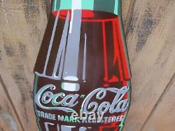 Coca-Cola Ande Rooney Metal Coke Bottle 43 almost 4ft. TALL! 855/5000