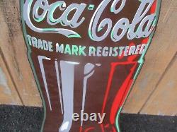Coca-Cola Ande Rooney Metal Coke Bottle 43 almost 4ft. TALL! 855/5000