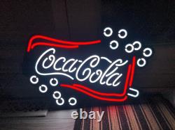 Coca Cola Animated Sign LED Bottle Bubbles Coke Wall Hanging New Never Used