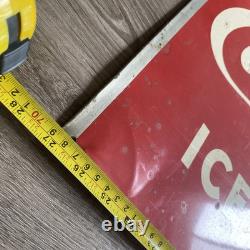 Coca Cola Antique 1952 Robertsons Drink Coca Cola Ice Cold Metal Sign 27x19