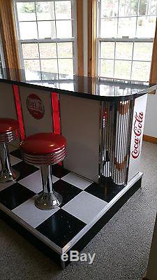 Coca Cola Bar Amazing custom built 3 stool CocaCola Bar. Must See