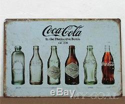 Coca Cola Bottle Metal Poster Bar Pub Tavern Wall Decor Vintage Sign Tin Plaque