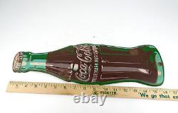 Coca Cola Bottle Porcelain Sign Old Real & Original 1950's Coke Soda Advertising
