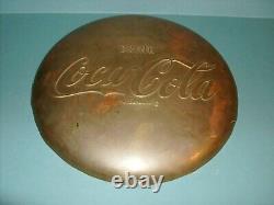 Coca Cola Brass Button 16 Uncommon Sign