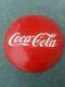 Coca Cola Button Sign, 12 Coke Button, Aluminum Coke Sign