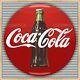 Coca Cola Button Simple Bottle Sign Remake Banner Mural Garage Art Size Choices