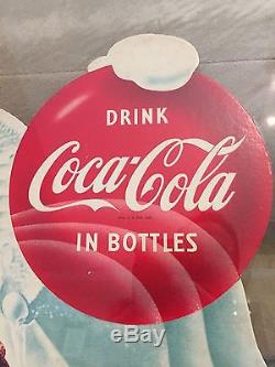 Coca Cola Cardboard 1953 Easel Back NOS