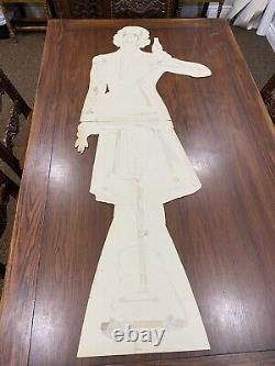 Coca Cola Cardboard Diecut sign. 1944 Service Girl. Army Full Size