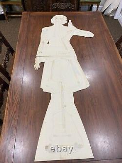 Coca Cola Cardboard Diecut sign. 1944 Service Girl. Army Full Size