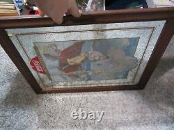 Coca-Cola Centennial Framed Mirror 19x23 vintage 1886 1986 COKE