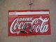 Coca-Cola Chrome Plated License Plate NEW