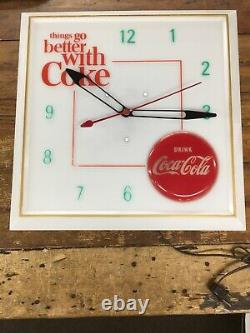Coca Cola Clock Sign
