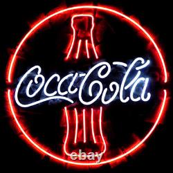 Coca Cola Coca-Cola Ice Cold Coke 16x16 Neon Lamp Light Sign Glass Wall Decor