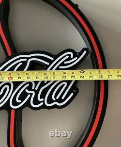 Coca Cola Coke Bottle Soda LED Sign Light Not Neon With 2 Stage Dimming Function