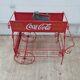 Coca Cola Coke Display Rack Hand Cart Rolling Metal Cart Rare 1 Metal Case