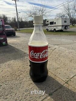 Coca Cola, Coke, Large 66 Bottle Shaped Store Advertising Display Cooler