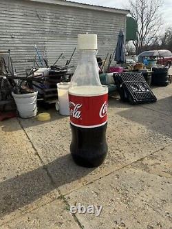 Coca Cola, Coke, Large 66 Bottle Shaped Store Advertising Display Cooler