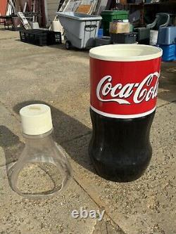 Coca Cola, Coke, Large 66 Bottle Shaped Store Advertising Display Cooler