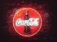 Coca Cola Coke Logo Lamp Neon Light Sign 24x24 HD Vivid Printing Technology
