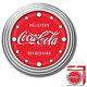Coca-Cola Coke Red Wall Quartz Clock Vintage Retro Diner Rock Nostalgic