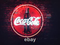 Coca Cola Coke Soft Drink 24x24 Neon Lamp Light Sign With HD Vivid Printing