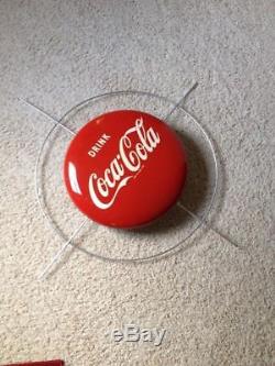 Coca Cola Coke hard to find double button sign light up