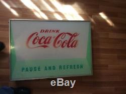 Coca-Cola Collectible Vintage Vending Machine Sign