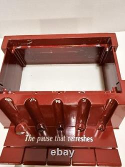 Coca-Cola Countertop Coin Changer Register Display, Red/White, Unmarked