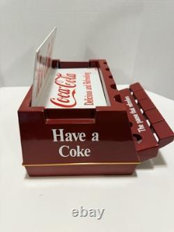 Coca-Cola Countertop Coin Changer Register Display, Red/White, Unmarked