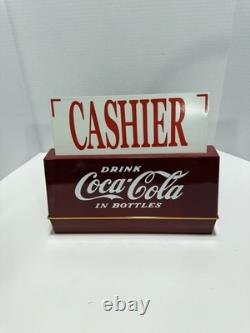 Coca-Cola Countertop Coin Changer Register Display, Red/White, Unmarked