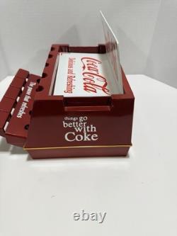 Coca-Cola Countertop Coin Changer Register Display, Red/White, Unmarked