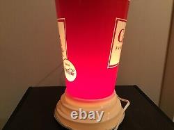 Coca Cola Cup Lighted Light Up Sign 1960s. Not Tin Sign Or Porcelain