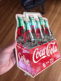 Coca Cola Die Cut Six Pack Sign