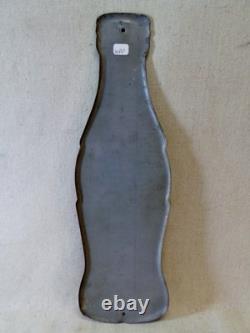 Coca Cola Die Cut Tin Bottle Sign