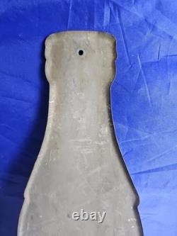 Coca Cola Die Cut Tin Bottle Sign 16.5