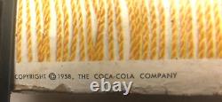 Coca Cola Easel Back Cardboard in Canadian Mesh Frame 1958