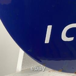 Coca-Cola Enamel Sign Ø 50cm (19.7) Retro Restaurant Pub Vintage Decoration