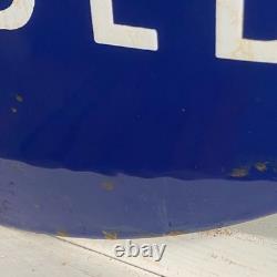 Coca-Cola Enamel Sign Ø 50cm (19.7) Retro Restaurant Pub Vintage Decoration