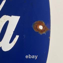 Coca-Cola Enamel Sign Ø 50cm (19.7) Retro Restaurant Pub Vintage Decoration