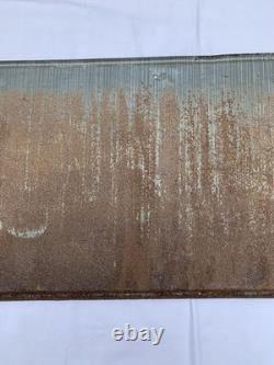 Coca Cola Fish Tail Sign Vintage 1950s Steel Litho 12x32 MCA 1455