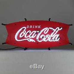 Coca-Cola Fishtail Junior Neon Sign Neon Light Sign 24 by 11