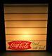 Coca Cola Fishtail Logo Lighted Menu Board Sign VERY NICE LOOKING 18 x 16