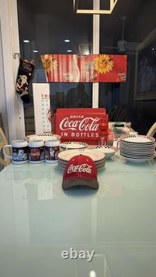 Coca Cola Gibson Designs Vintage Collection Plates, Marketing Material, Mugs +