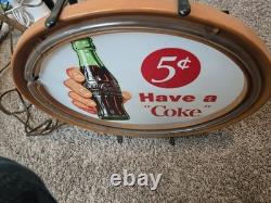 Coca-Cola Have A Coke Vintage Gas Tube Neon Sign