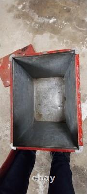 Coca Cola Ice Box Vintage Metal Chest