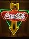Coca Cola Ice Cold Drink Real Glass 20x16 Neon Sign Lamp HD Vivid Printing