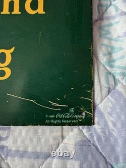 Coca-Cola Ice Cold Sign Antique USA 31x44cm Refreshing Vintage Decor