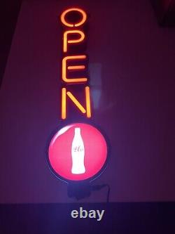 Coca Cola LED Sign Vertical Open