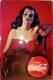Coca Cola Lady In Red Blechschild Schild 3D geprägt gewölbt Tin Sign 20 x 30 cm
